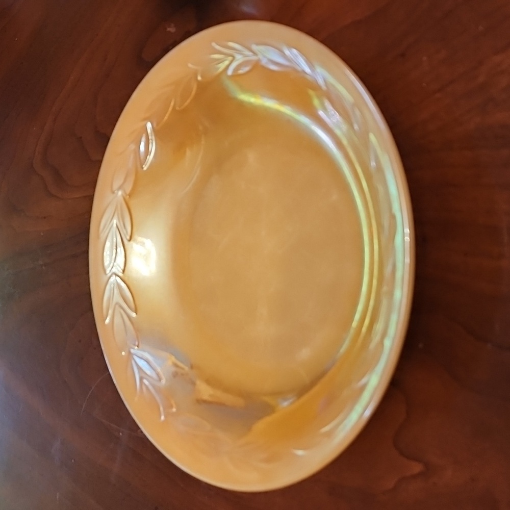 Fire King bowl and dish - set of two - Picture 2 of 10